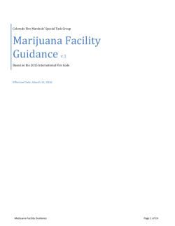 Marijuana Guidance Document - Fire Marshals Association of