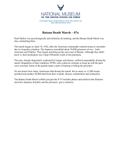 Bataan Death March &ndash; 07a