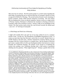 Embracing Luminously and Toweringly the Symphony of Cauling