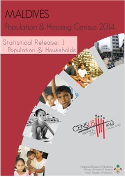 PDF: Statistical Release I: Population and Households