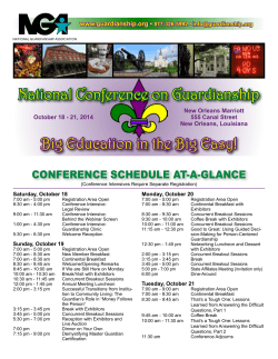 Conference Brochure - National Guardianship Association, Inc.