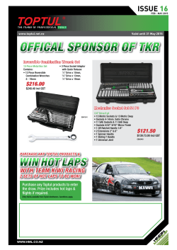 OFFICAL SPONSOR OF TKR