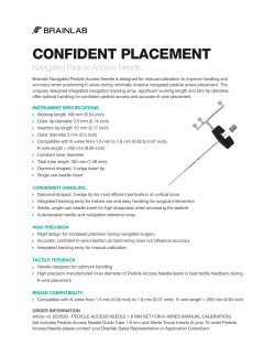 Flyer Pedicle Access Needle