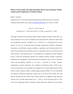 Effects of Externally-Through-Internally-Mixed Soot
