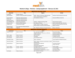 Marietta Supplemental Catalog