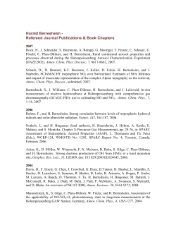 List of referred Publications