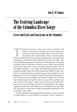 The Evolving Landscape of the Columbia River Gorge