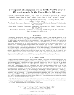 Development of a cryogenic system for the VIRUS array of 150