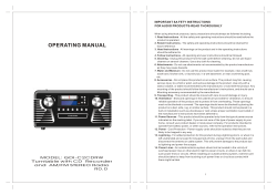 operating manual - Product Support