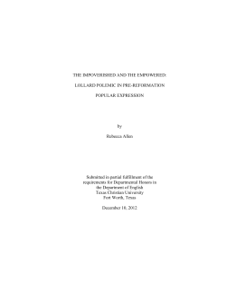 THE IMPOVERISHED AND THE EMPOWERED