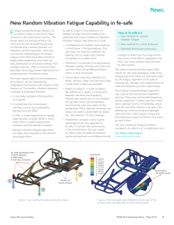 New Random Vibration Fatigue Capability in fe-safe