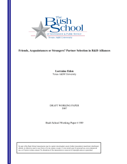 Friends, Acquaintances or Strangers?