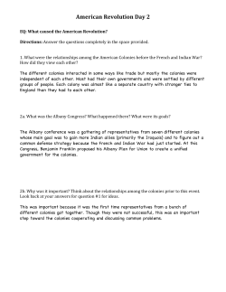 American Revolution Day 2