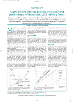 A new insight into the melting behaviour and