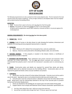 Deck - City of Elgin