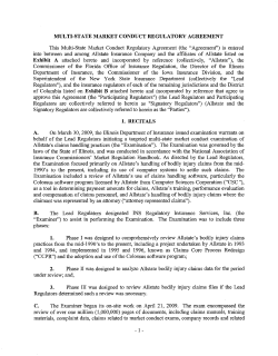 Enforcement Action - Market Conduct