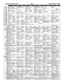 SUNDAY MORNING GRID 4/30/17 LATIMES.COM/TV TIMES