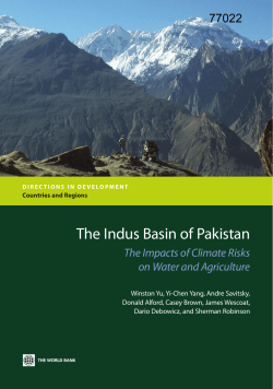 The Indus River Basin of Pakistan.