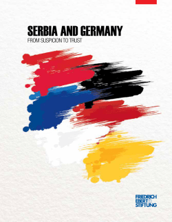 Serbia and Germany - Friedrich-Ebert