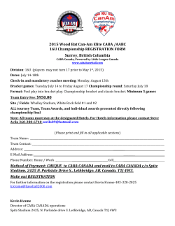 2015 Wood Bat Can-Am Elite CABA /AABC 16U Championship