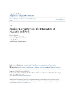 Breaking Down Barriers: The Intersection of Medicine and Faith