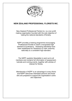 A little about NZPF - New Zealand Professional Florists Inc.