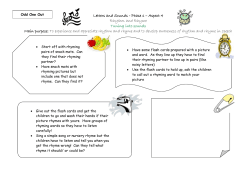 Letters and Sounds - Phase 1 &ndash; Aspect 4