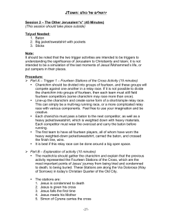 JTown-Session 2 - Ramah Camping Movement