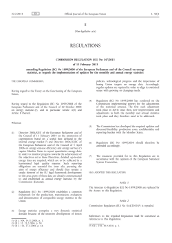 (EC) No 147/2013 amending Regulation (EC)