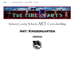 Art Grade K - Volusia County Schools