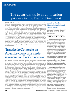 The aquarium trade as an invasion pathway in the Pacific Northwest