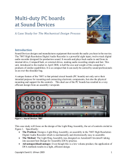 Multi-duty PC boards at Sound Devices