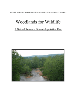 Middle Meramec Woodlands for Wildlife
