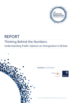 Thinking Behind the Numbers: Understanding Public Opinion on