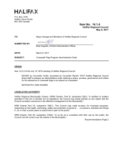 First Reading Proposed By-Law S-310, an Amendment to By