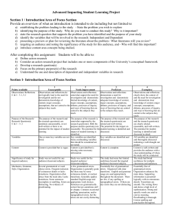 Advanced Impacting Student Learning