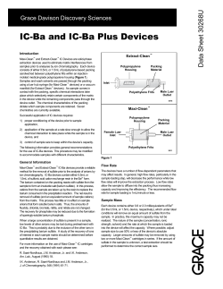 IC-Ba and IC-Ba Plus Devices