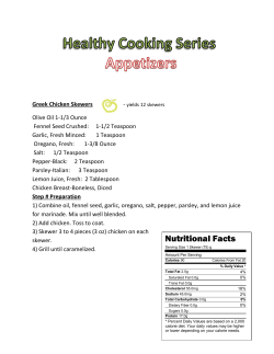 Nutritional Facts