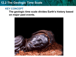 12.2 The Geologic Time Scale