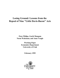 Losing Ground: Lessons from the Repeal of Nine