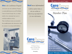CarePartners 4x9 Brochure