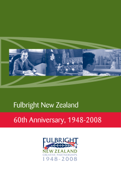 Fulbright New Zealand 60th Anniversary Publication