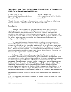 When James Bond Enters the Workplace: Use and Abuses of