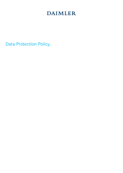 Data Protection Policy.