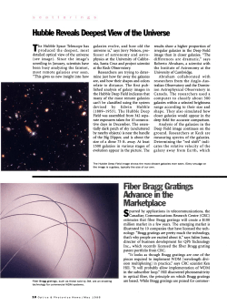 Hubble Reveals Deepest View of the Universe