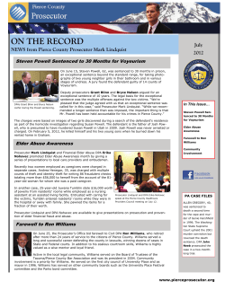 July 2012 newsletter