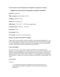 Section 01 - Vora - San Jose State University