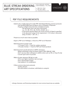 Artwork Specifications