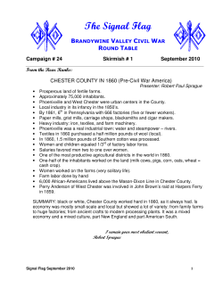 The Signal Flag - Brandywine Valley Civil War Round Table