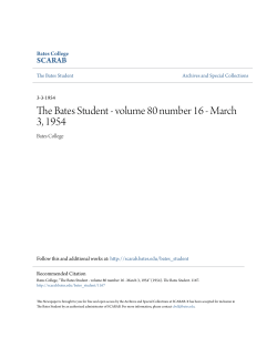 The Bates Student - volume 80 number 16